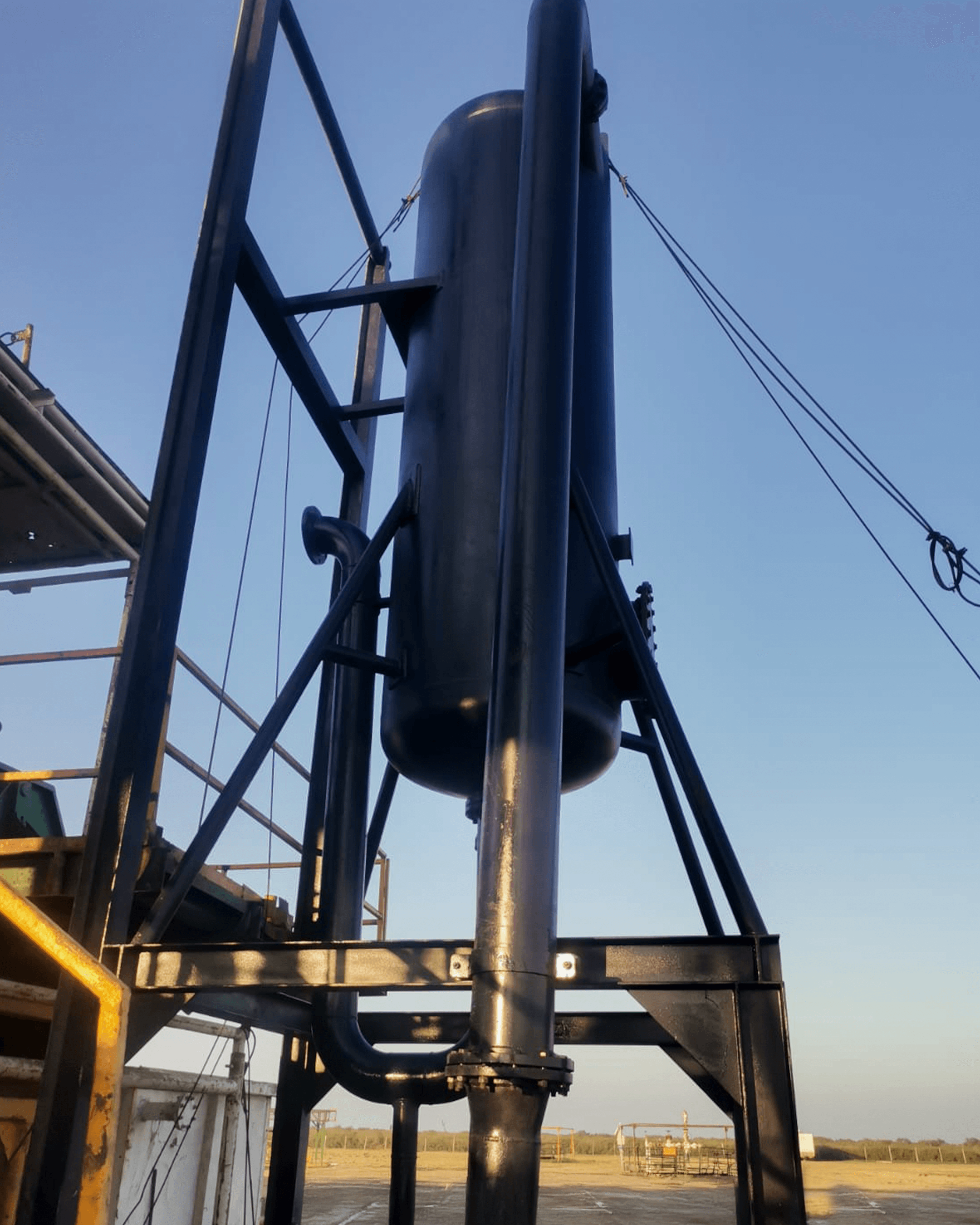 Trabajadores en plataforma petrolera